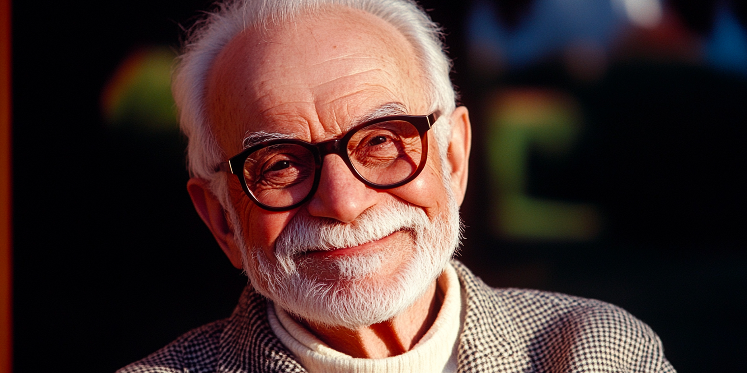 Homme âgé souriant | Source : Midjourney