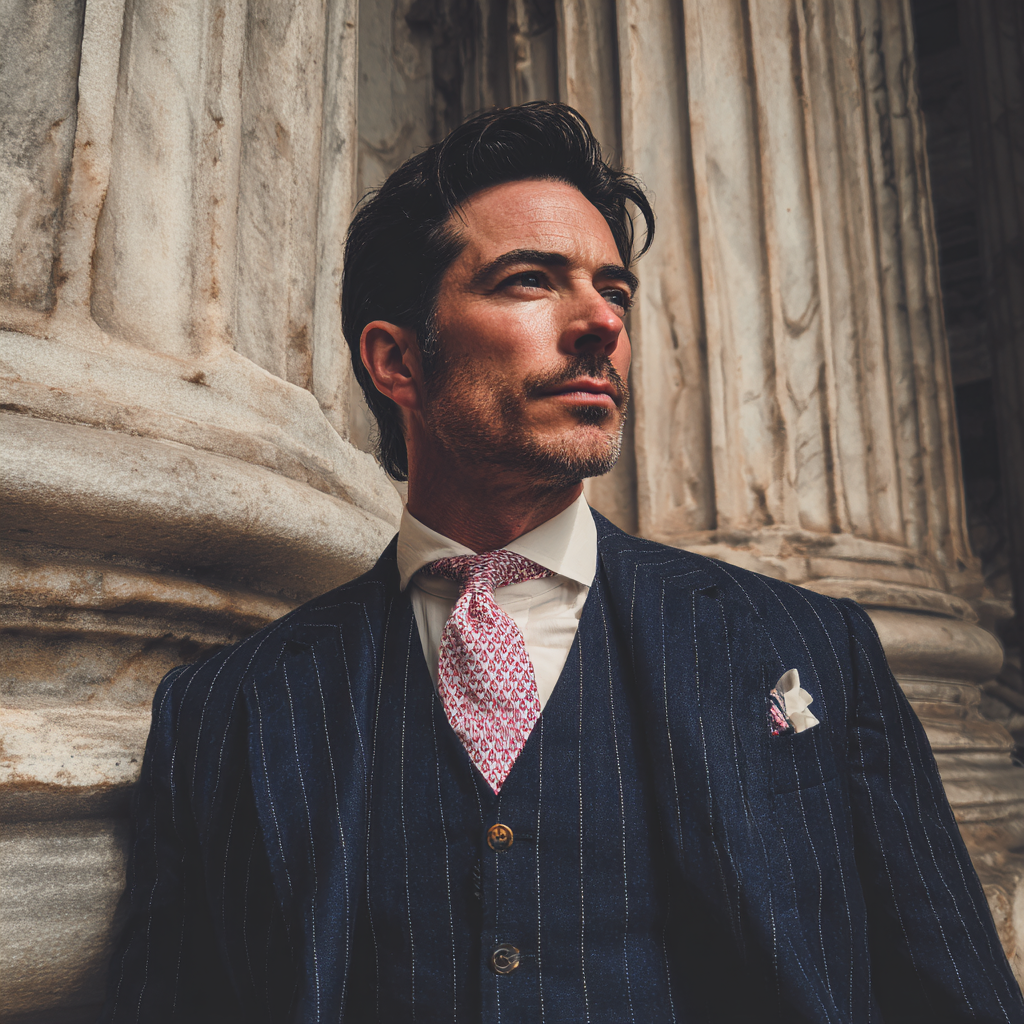 Un homme en costume | Source : Midjourney