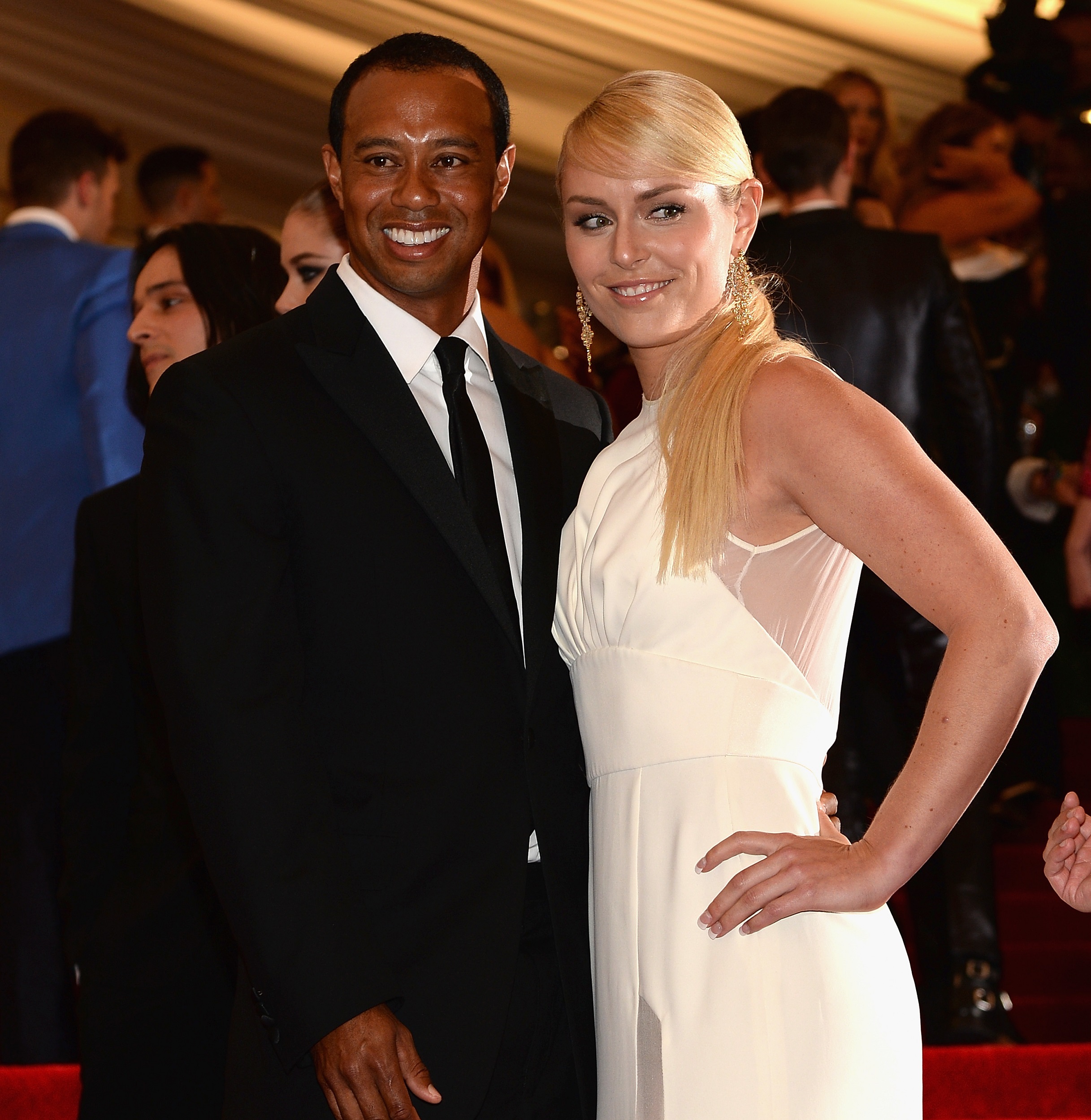 Tiger Woods et Lindsay Vonn au gala 2013 du Costume Institute - PUNK : Chaos to Couture, le 6 mai 2013, au Metropolitan Museum of Art à New York | Source : Getty Images