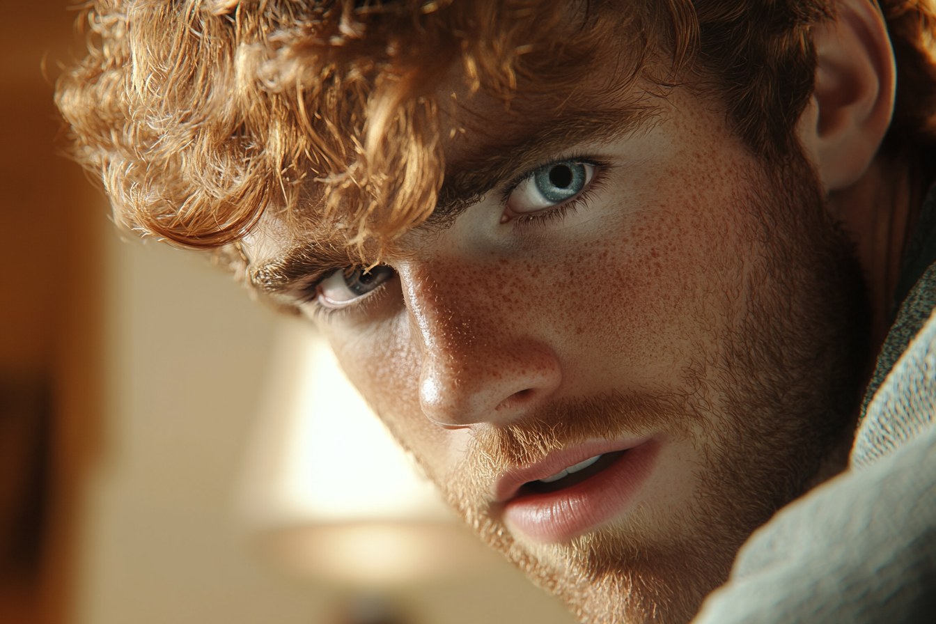 Un homme avec une expression sérieuse | Source : Midjourney