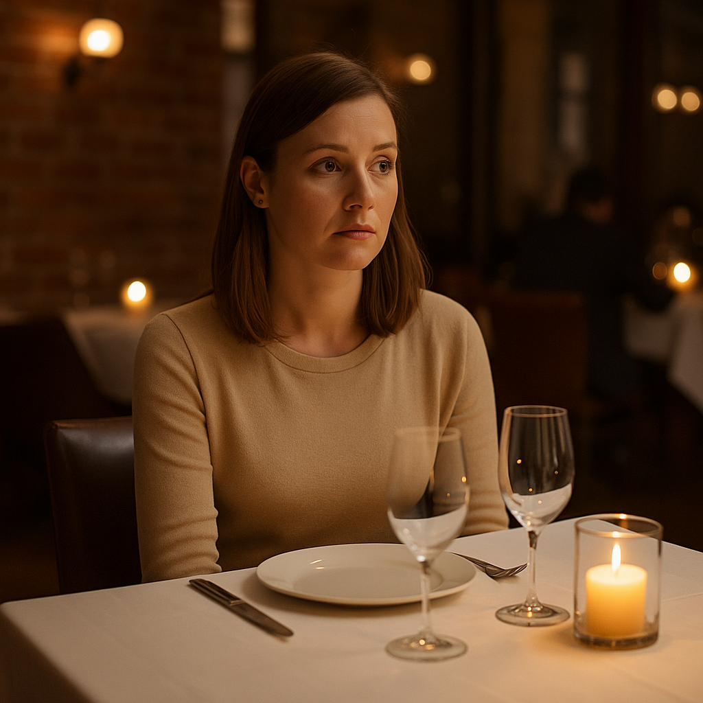 Une femme assise dans un restaurant | Source : Pexels