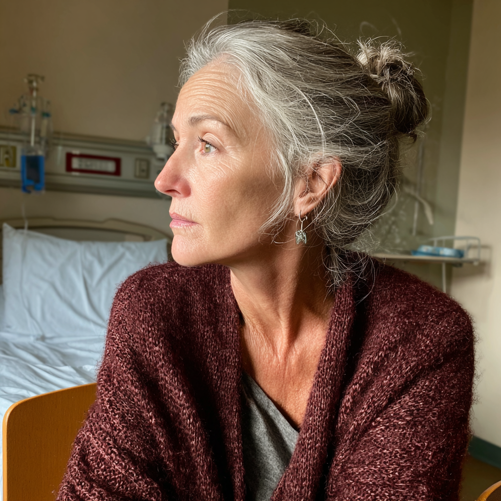 Une femme âgée inquiète | Source : Midjourney