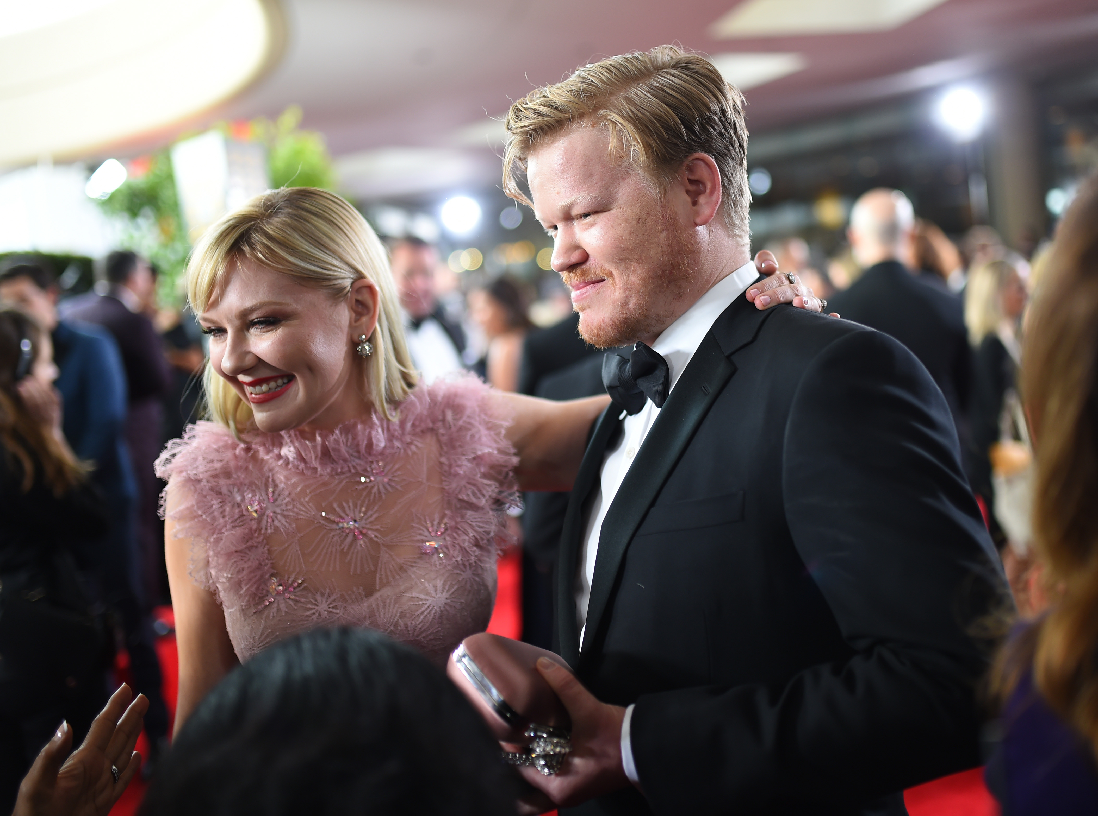 Kirsten Dunst et Jesse Plemons lors de la 77e cérémonie annuelle des Golden Globe Awards, le 5 janvier 2020, à Los Angeles, en Californie. | Source : Getty Images