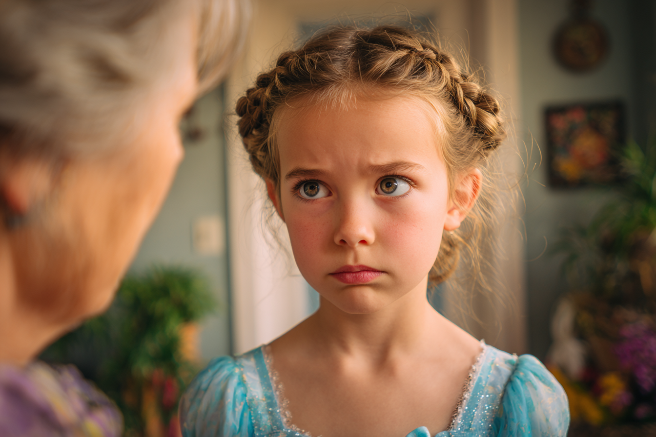 Une fille qui regarde sa grand-mère | Source : Midjourney