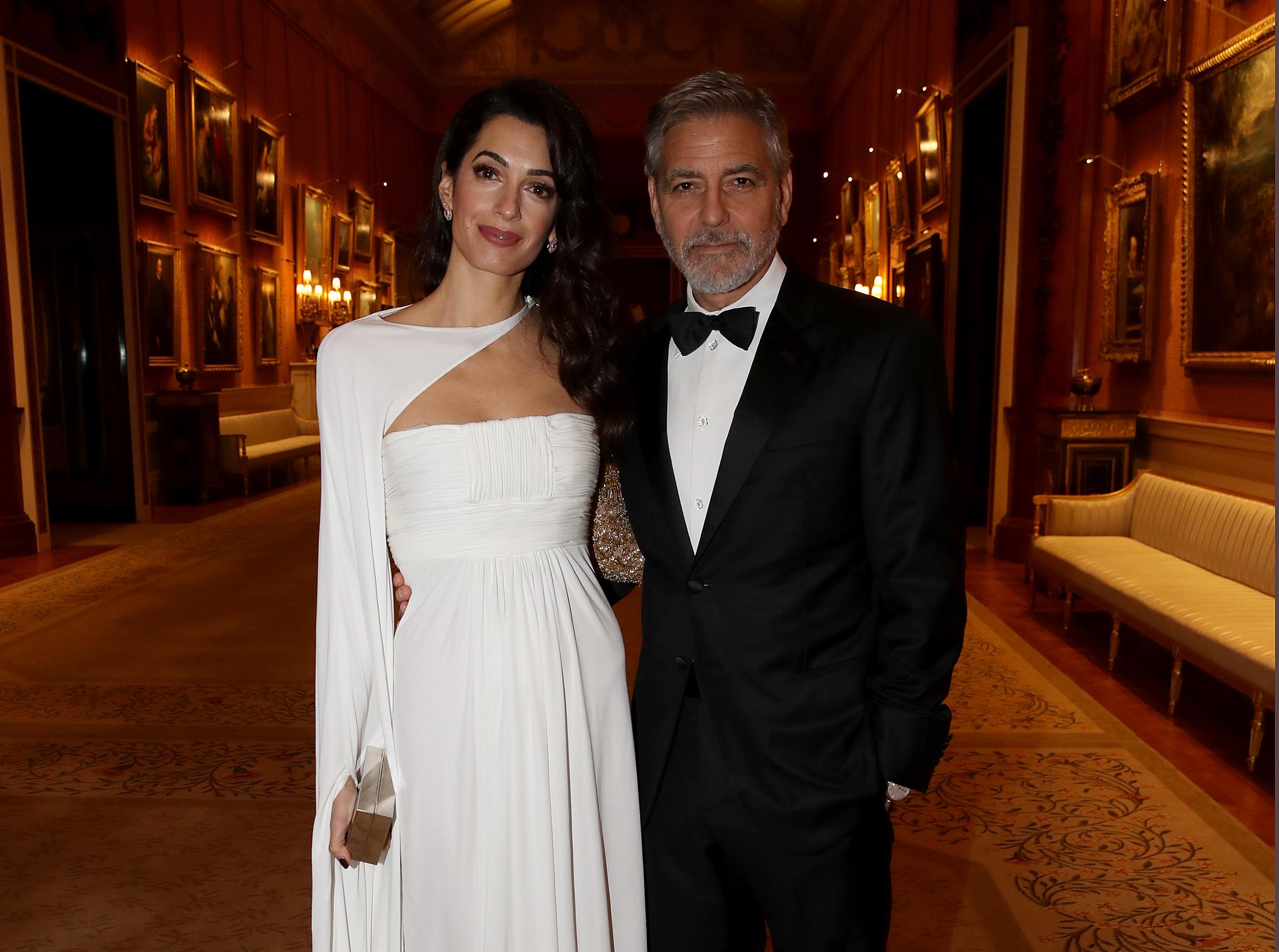 Amal et George Clooney au Prince's Trust | Source : Getty Images