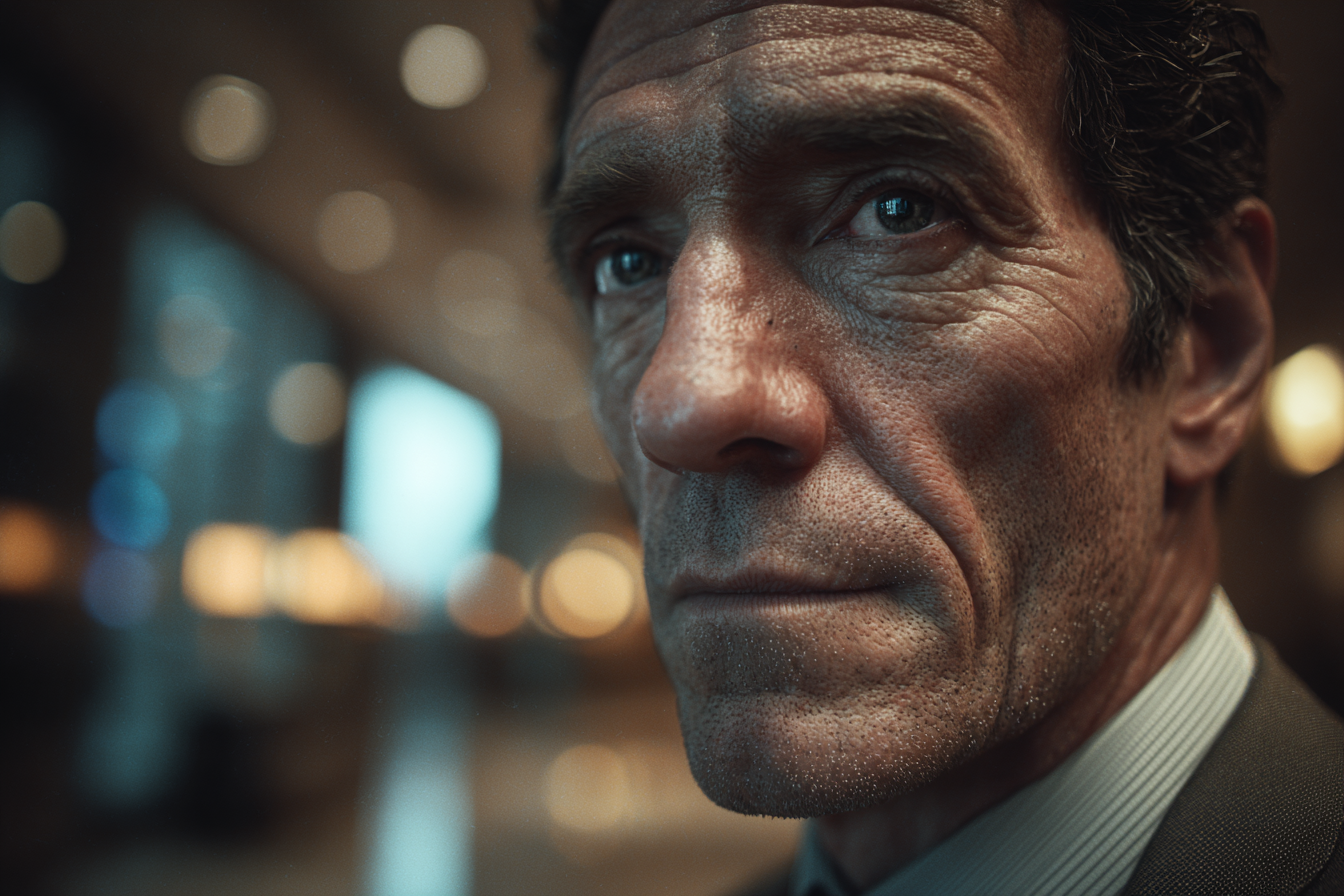 Gros plan sur un homme | Source : Midjourney