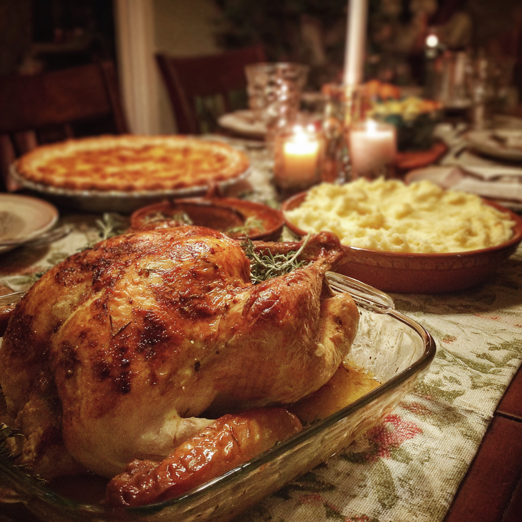 De la nourriture sur une table | Source : Midjourney