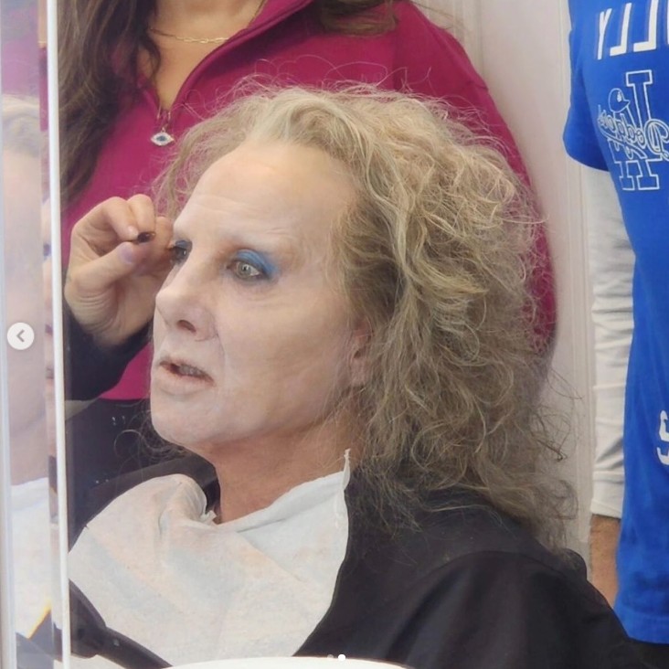 Nicolas Cage en Longlegs dans un post daté du 13 août 2024 | Source : Instagram/thecinegogue