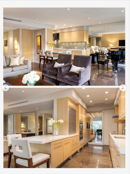 À l'intérieur de l'appartement de Sharon et Ozzy Osbourne à Sierra Towers, tiré d'une publication datée du 10 novembre 2025. | Source : Instagram/carolwoodrealestate