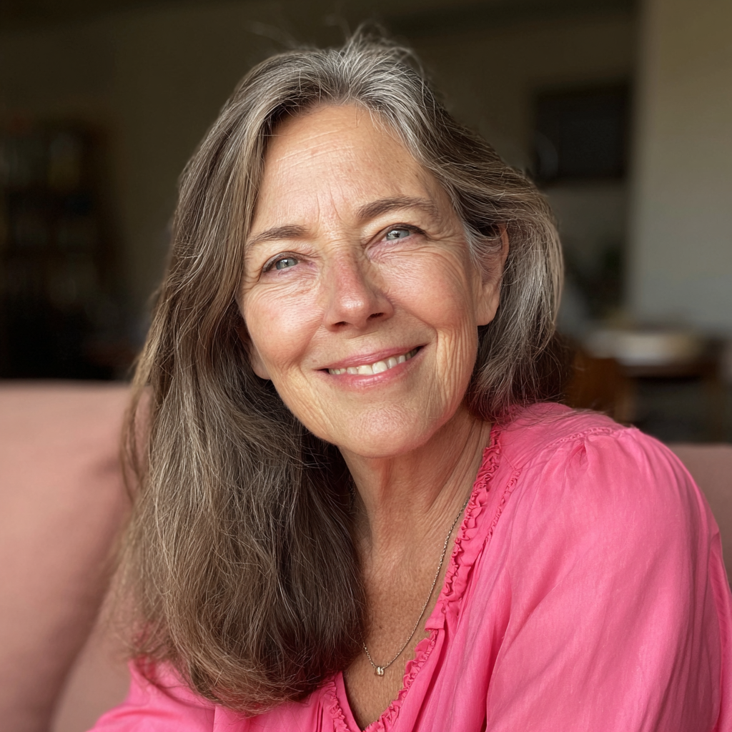 Une femme âgée souriante | Source : Midjourney