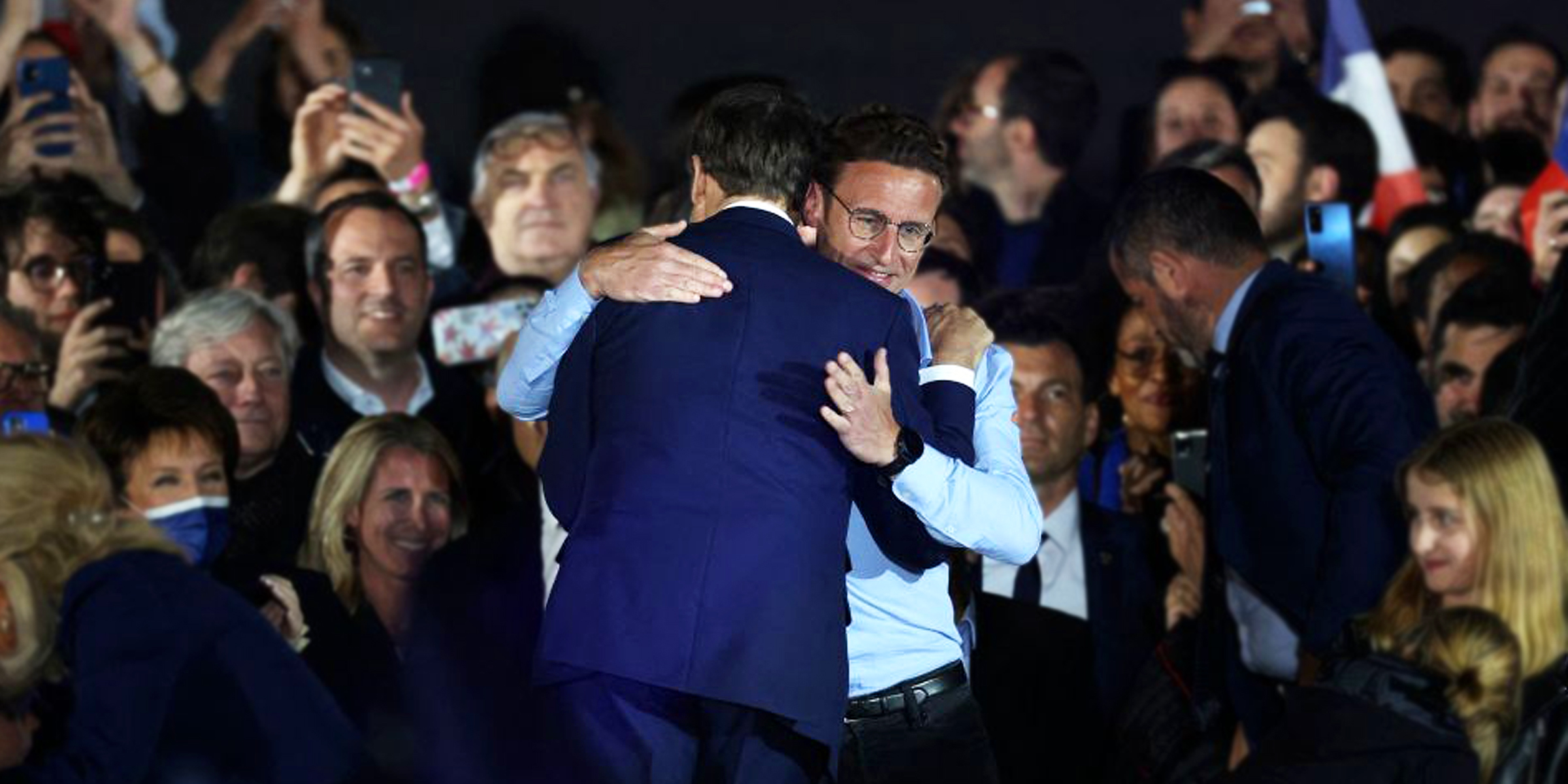 Emmanuel et Laurent Macron | Source : Getty Images