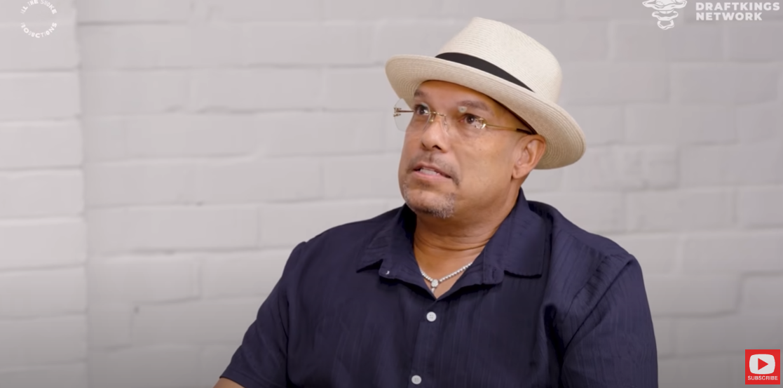 David Justice dans l'émission « All the Smoke with Matt Barnes and Stephen Jackson », dans un épisode diffusé le 7 août 2025. | Source : YouTube/ALL THE SMOKE
