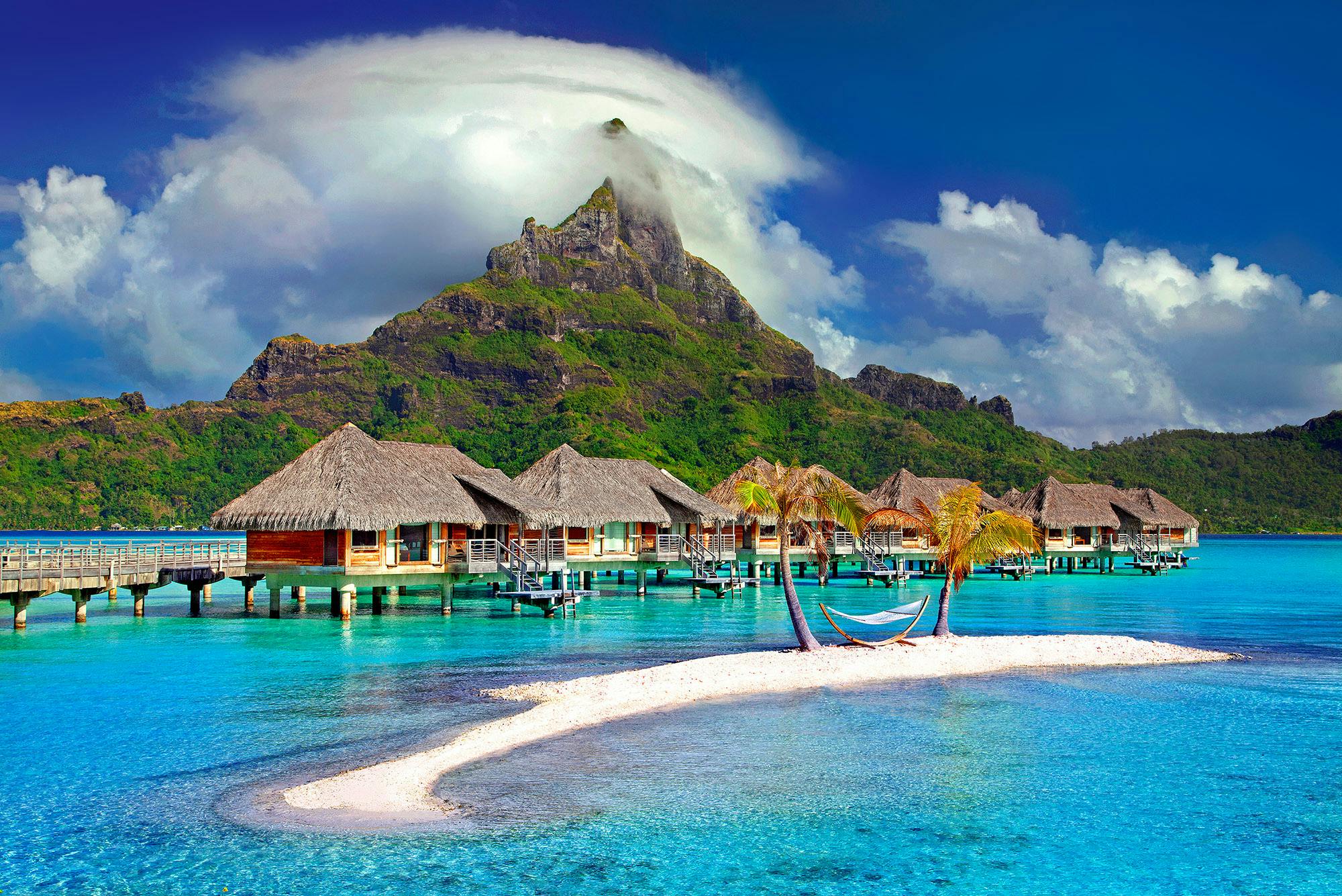 Bungalos à Bora Bora | Source : Pexels