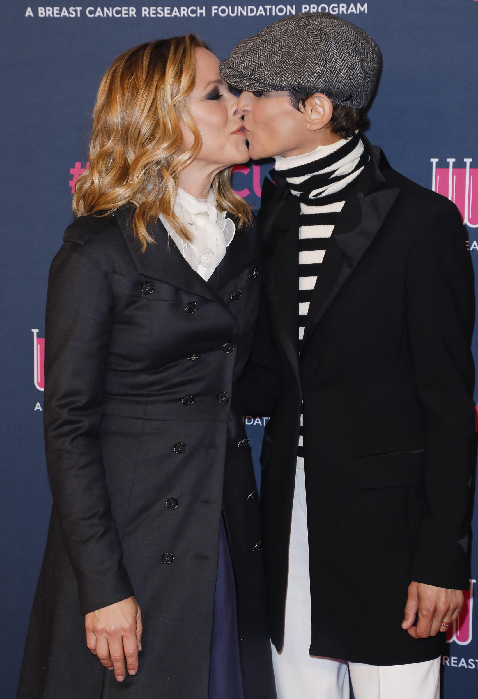 Maria Bello et Dominique Crenn à la soirée inoubliable 2020 du Fonds de recherche sur le cancer des femmes, le 27 février à Beverly Hills, en Californie. | Source : Getty Images