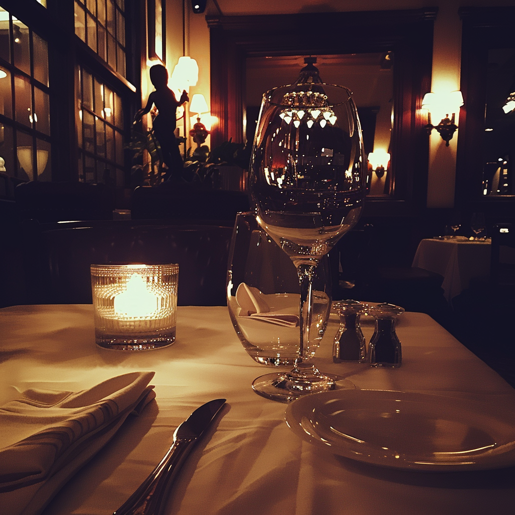 Une table dans un restaurant | Source : Midjourney