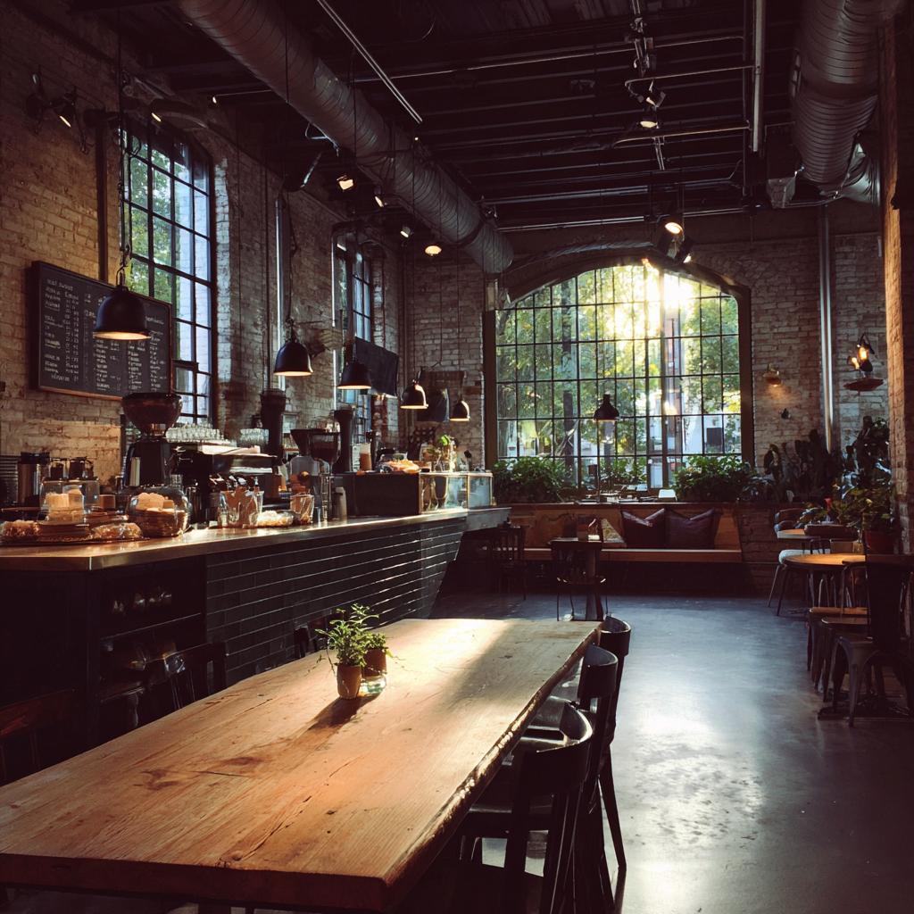 L'intérieur d'un café | Source : Midjourney