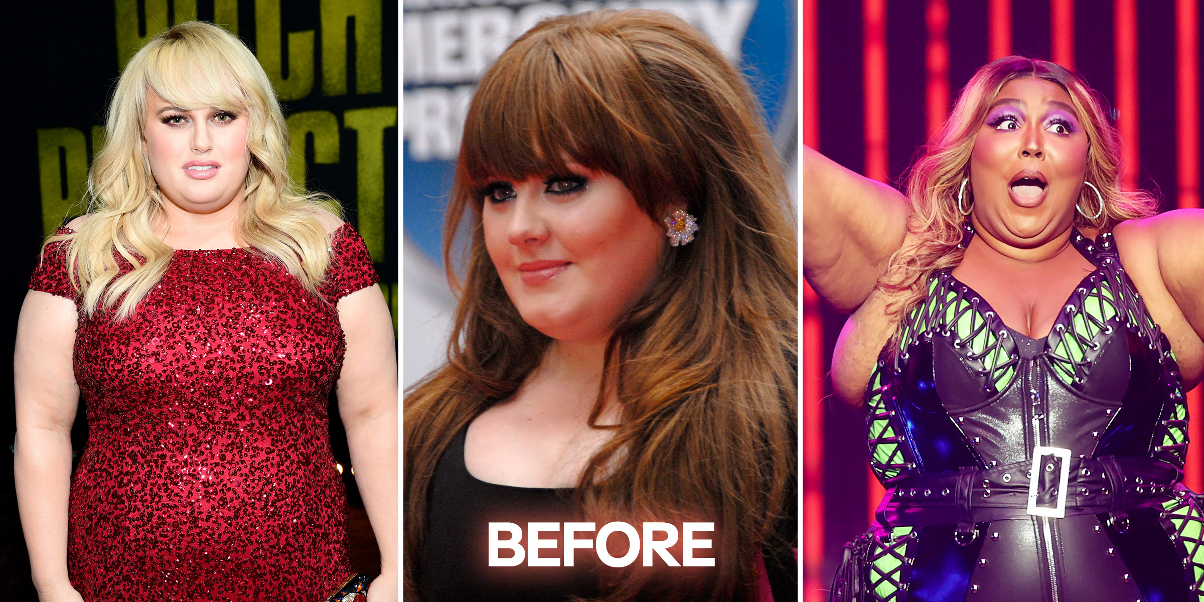 Rebel Wilson | Adele | Lizzo | Source : Getty Images