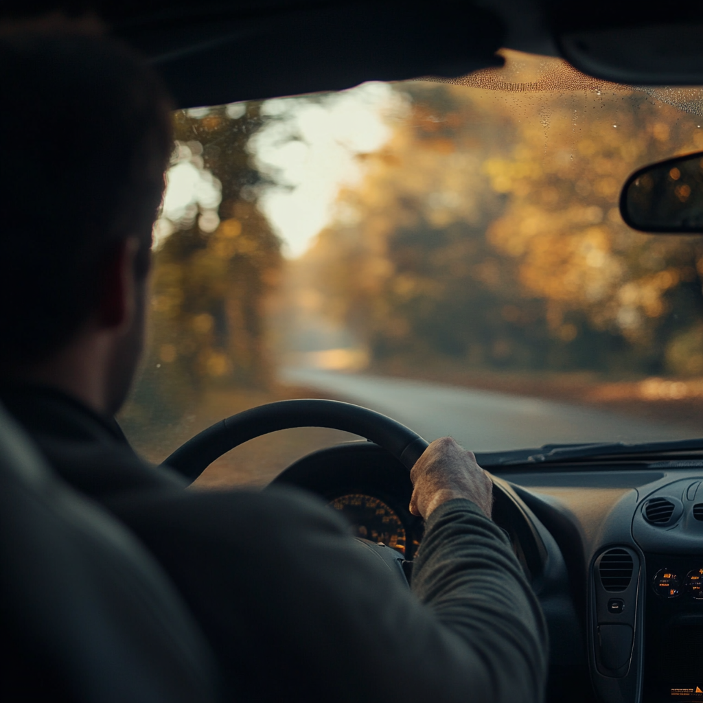 Homme au volant de sa voiture | Source : Midjourney