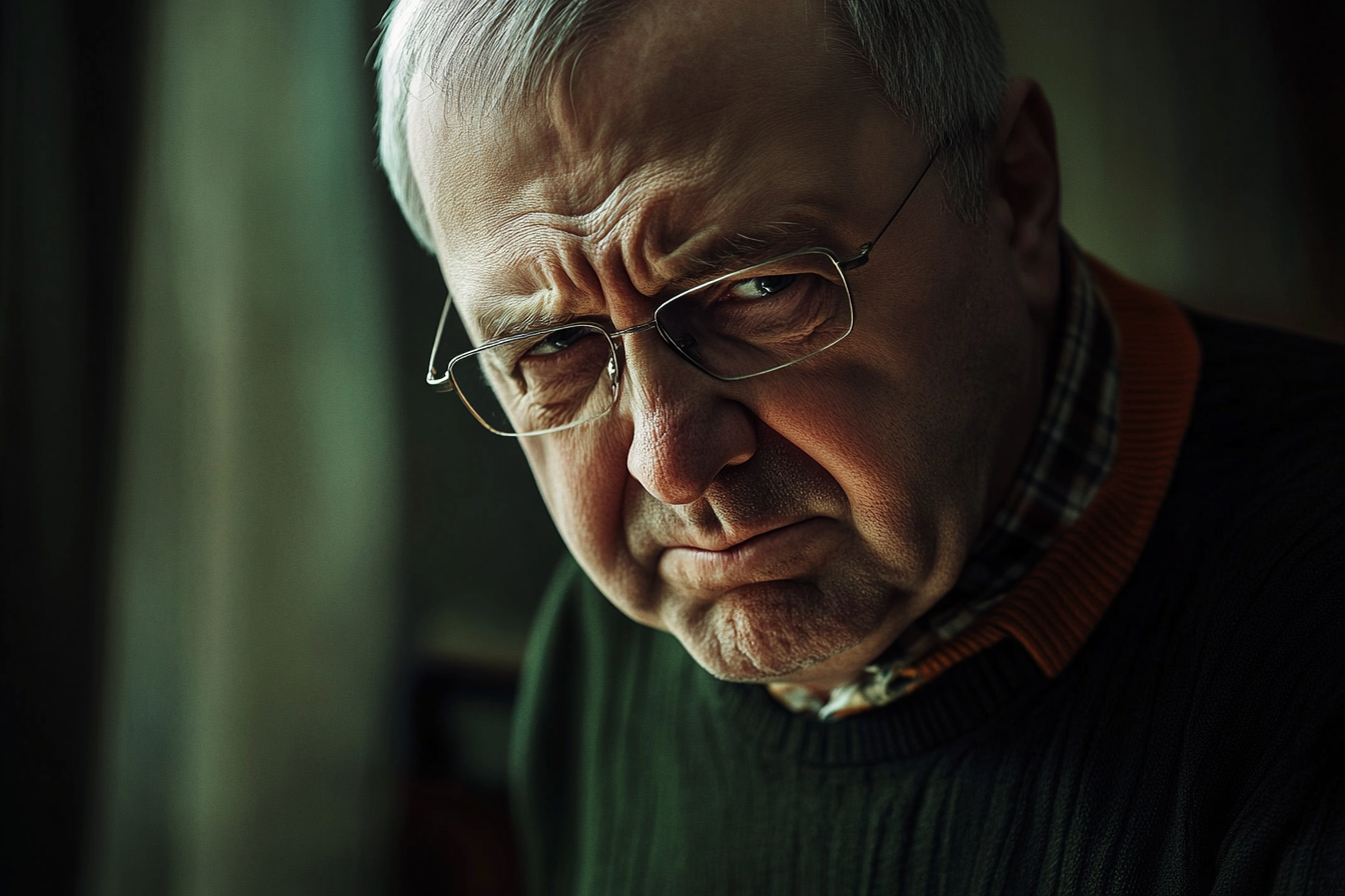 Un homme avec des regrets | Source : Midjourney