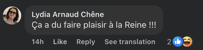 Commentaire d'internaute | Source : facebook.com/parismatchmag