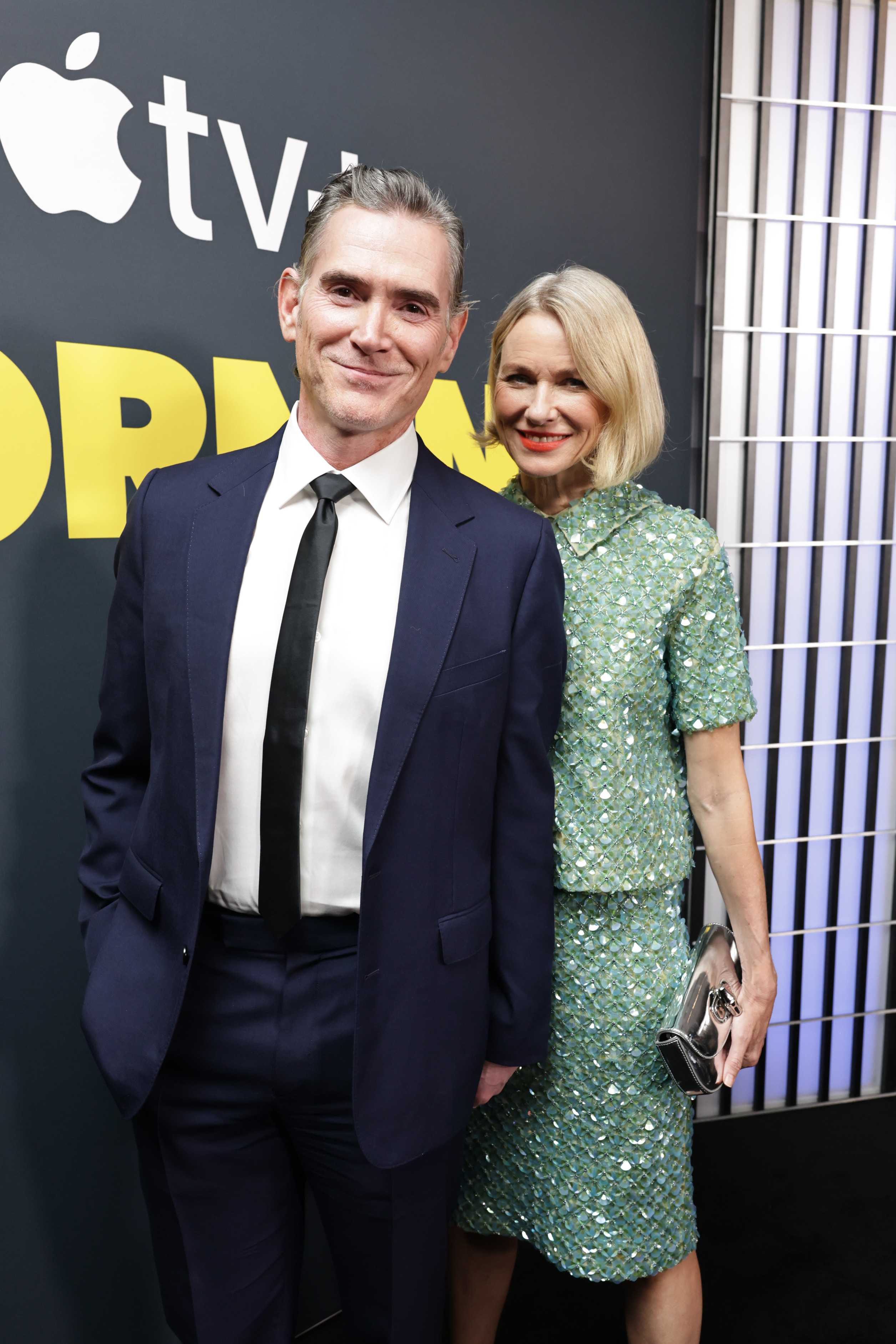 Billy Crudup et Naomi Watts lors de la première mondiale de la quatrième saison de « The Morning Show » le 9 septembre 2025 à New York. | Source : Getty Images