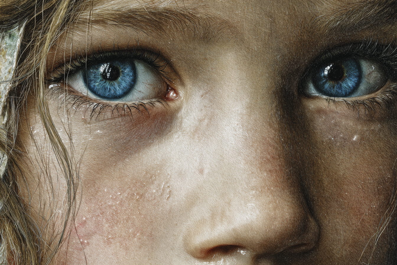 Gros plan sur les yeux d'une fille | Source : Midjourney