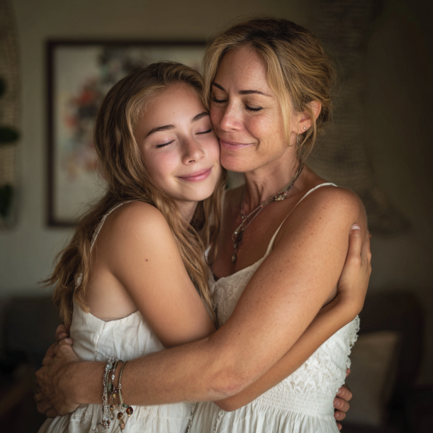 Deux femmes heureuses | Source : Midjourney
