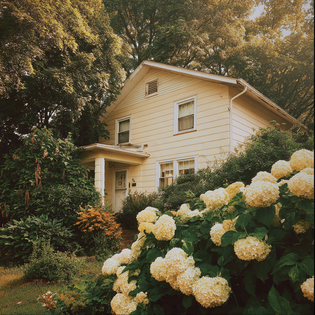 L'extérieur d'une maison | Source : Midjourney