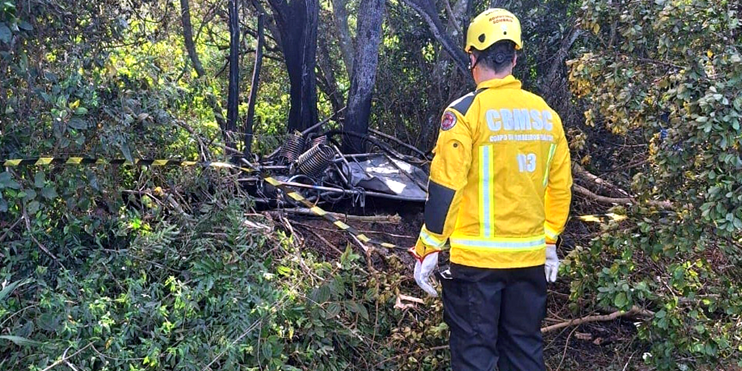La montgolfière après le crash | Source : x.com/DailyMirror/