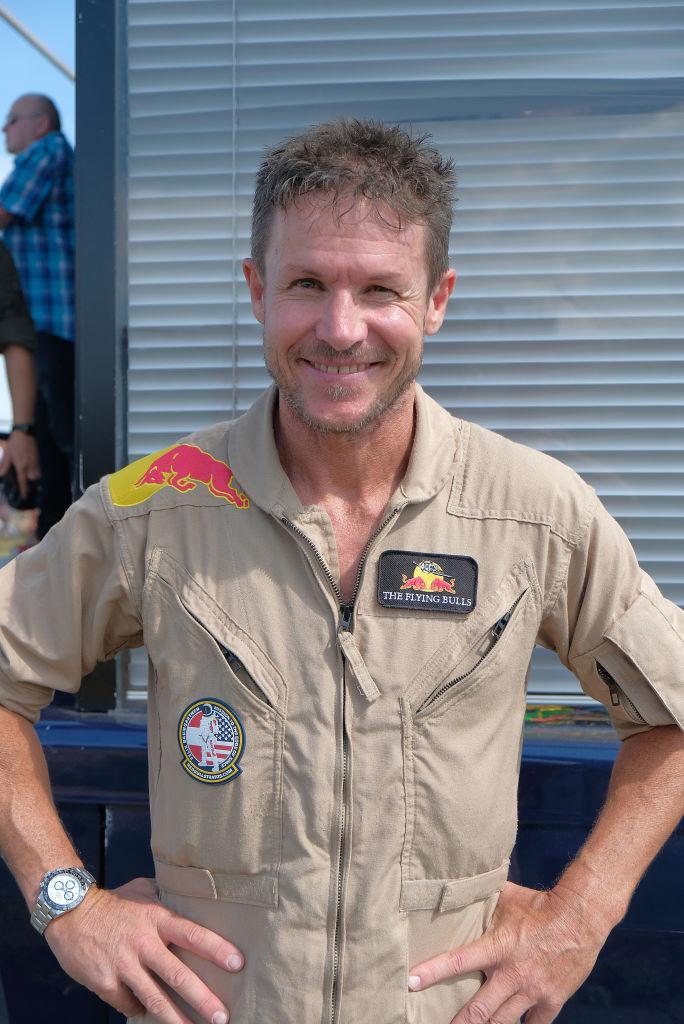 Felix Baumgartner pendant le spectacle aérien Airpower 2022 à la Kaserne Fliegerhorst Hinterstoisser le 3 septembre 2022 à Zeltweg, en Autriche | Source : Getty Images