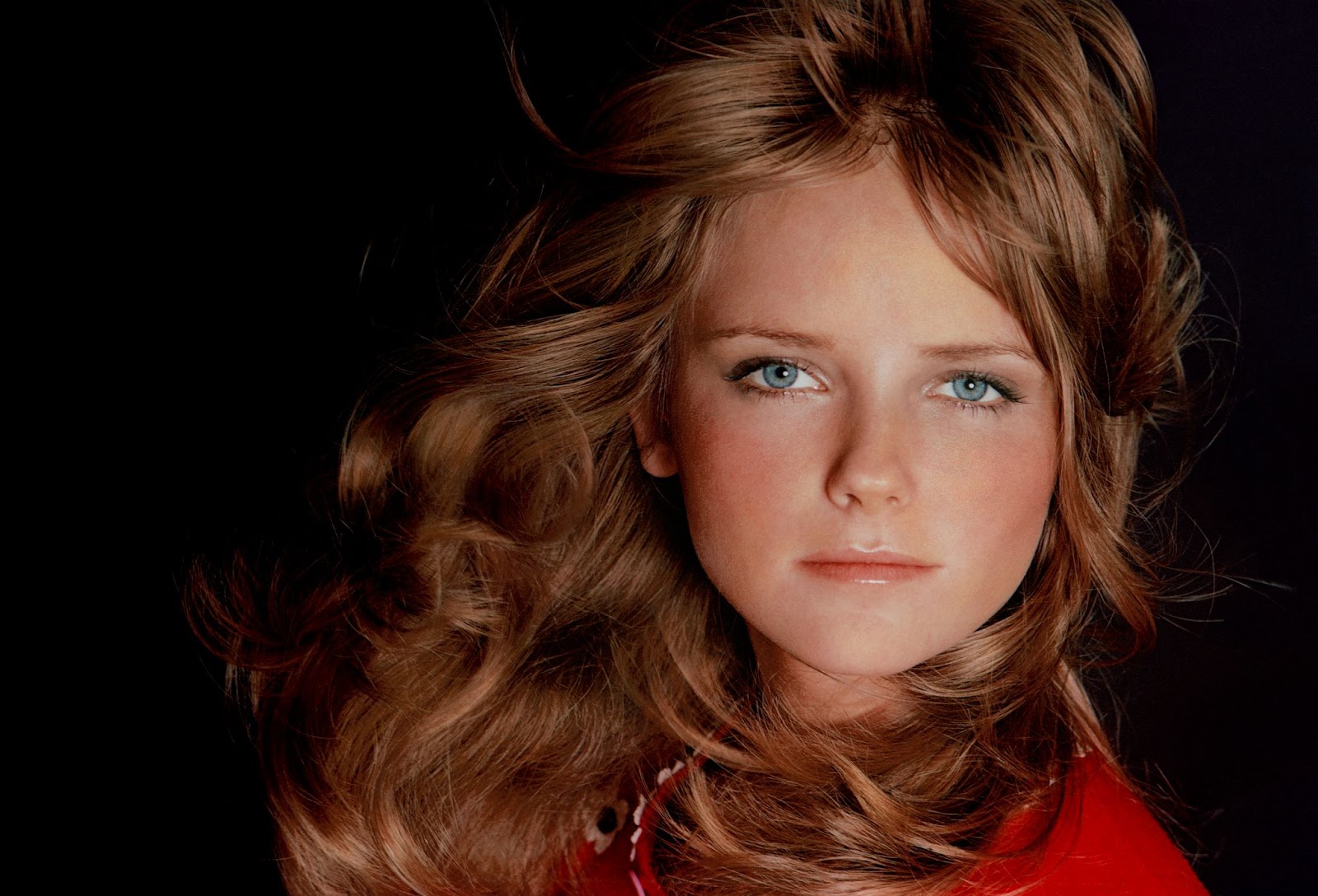 La top model pose pour le magazine Glamour, vers 1971. | Source : Getty Images