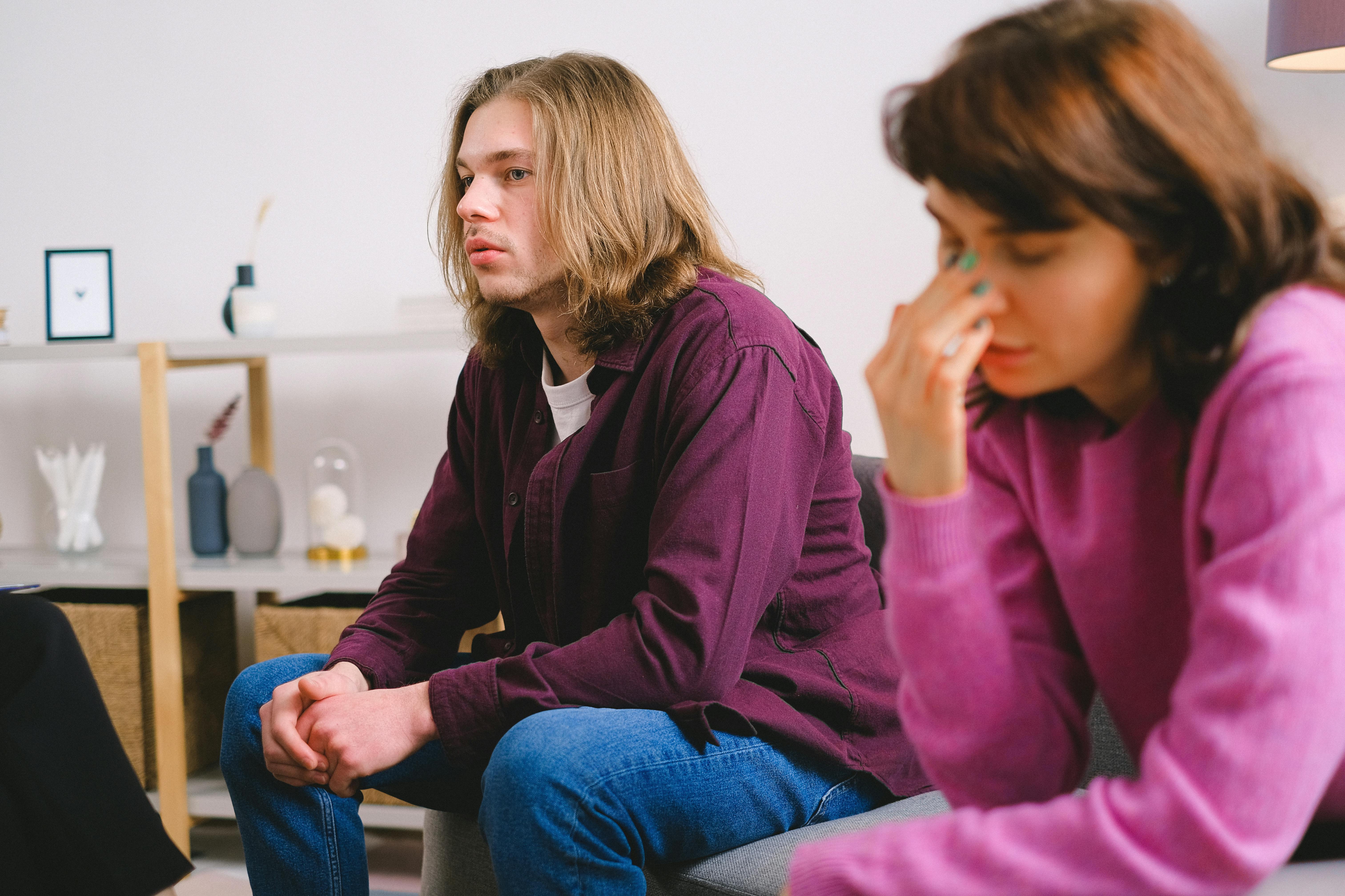 A stressed couple | Source: Pexels