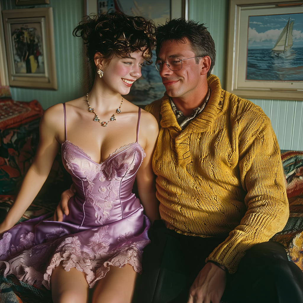 Un père qui est proche de sa fille | Source : Midjourney