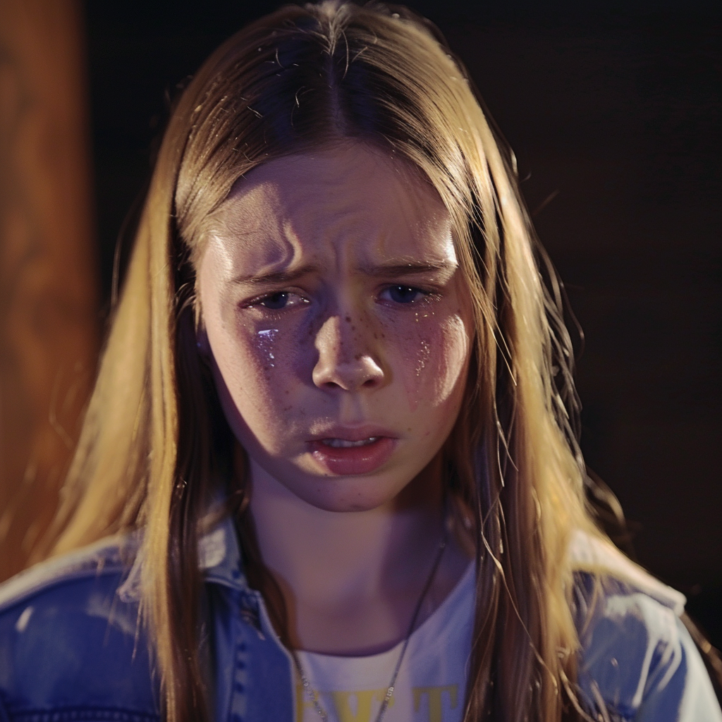 Une fille triste | Source : Midjourney