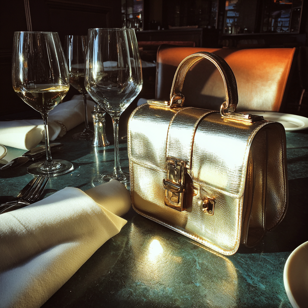 Un sac à main sur une table | Source : Midjourney
