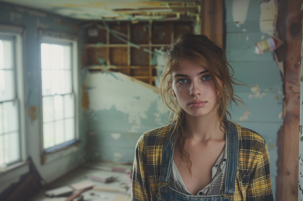 Une jeune femme déterminée | Source : Midjourney