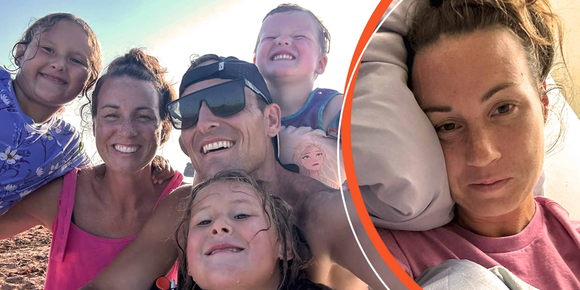 Michelle Hughes avec son mari et ses enfants | Michelle Hughes | Source : Instagram/myjourneytojustlive