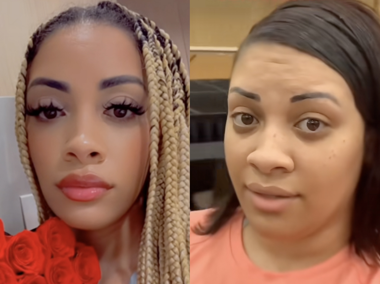 Photos avant et après d'une TikTokeuse : célibataire ou en couple. | Source : TikTok/anissanicolehill