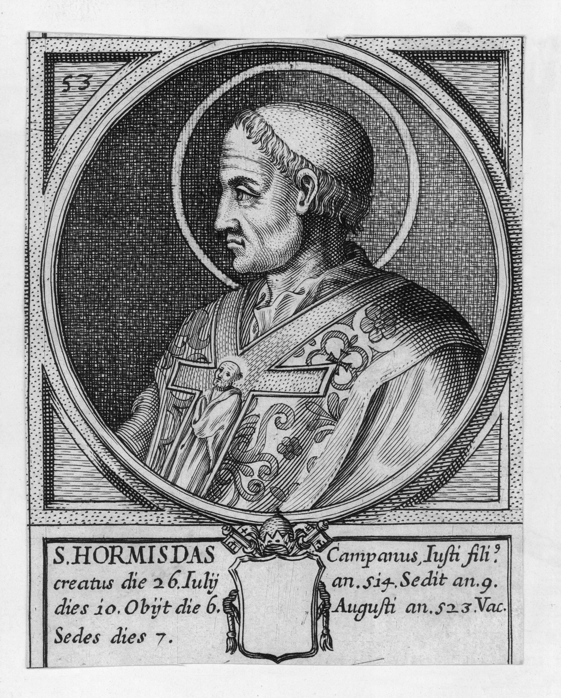 Une illustration du pape Hormisdas vers 520 après J.-C. | Source : Getty Images