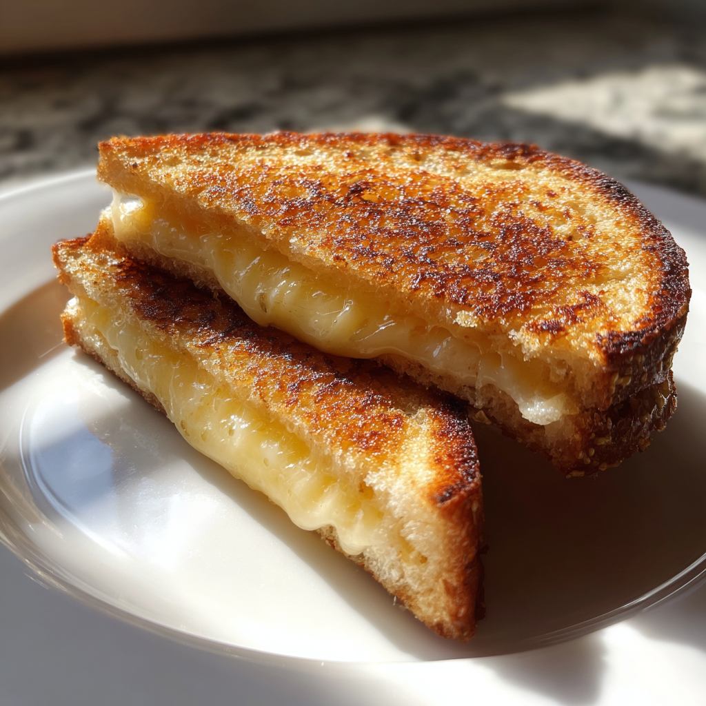 Un sandwich au fromage fondu | Source : Midjourney