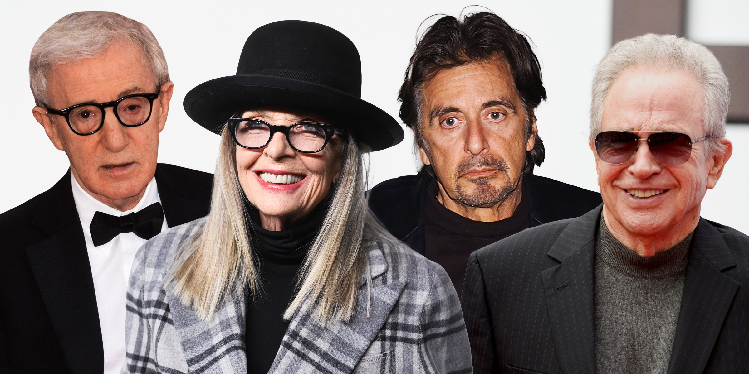 Woody Allen | Diane Keaton | Al Pacino | Warren Beatty | Source : Getty Images