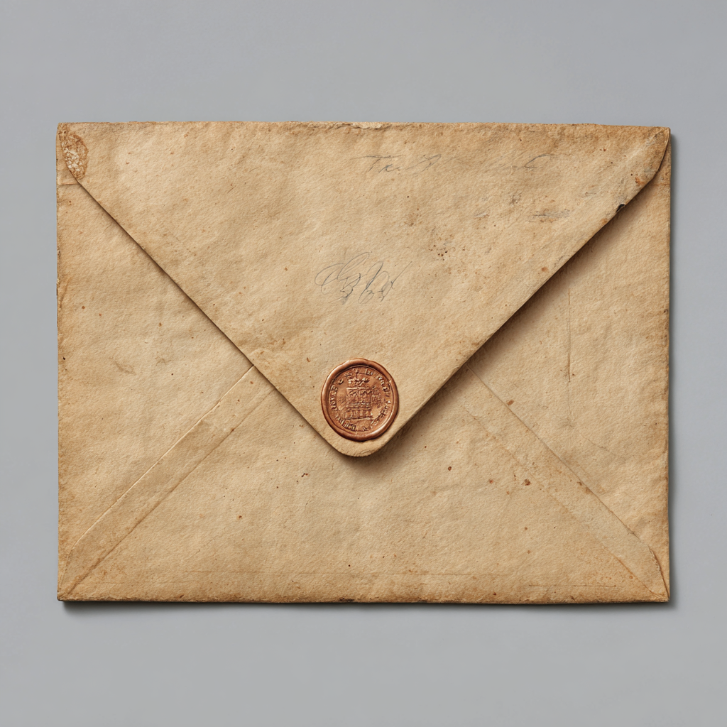 Une enveloppe en papier kraft | Source : Midjourney