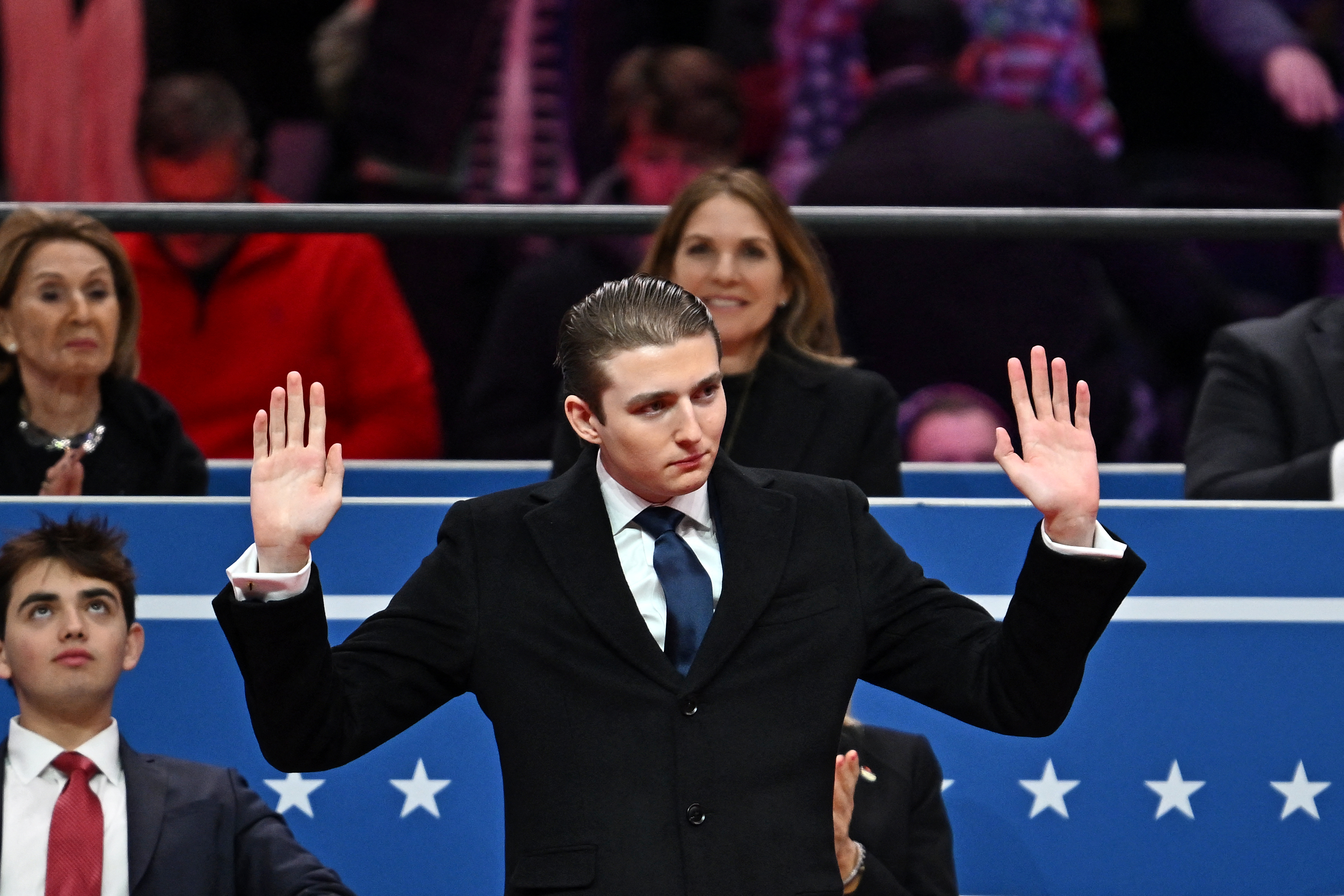 Barron Trump photographié à Washington, le 20 janvier 2025. | Source : Getty Images