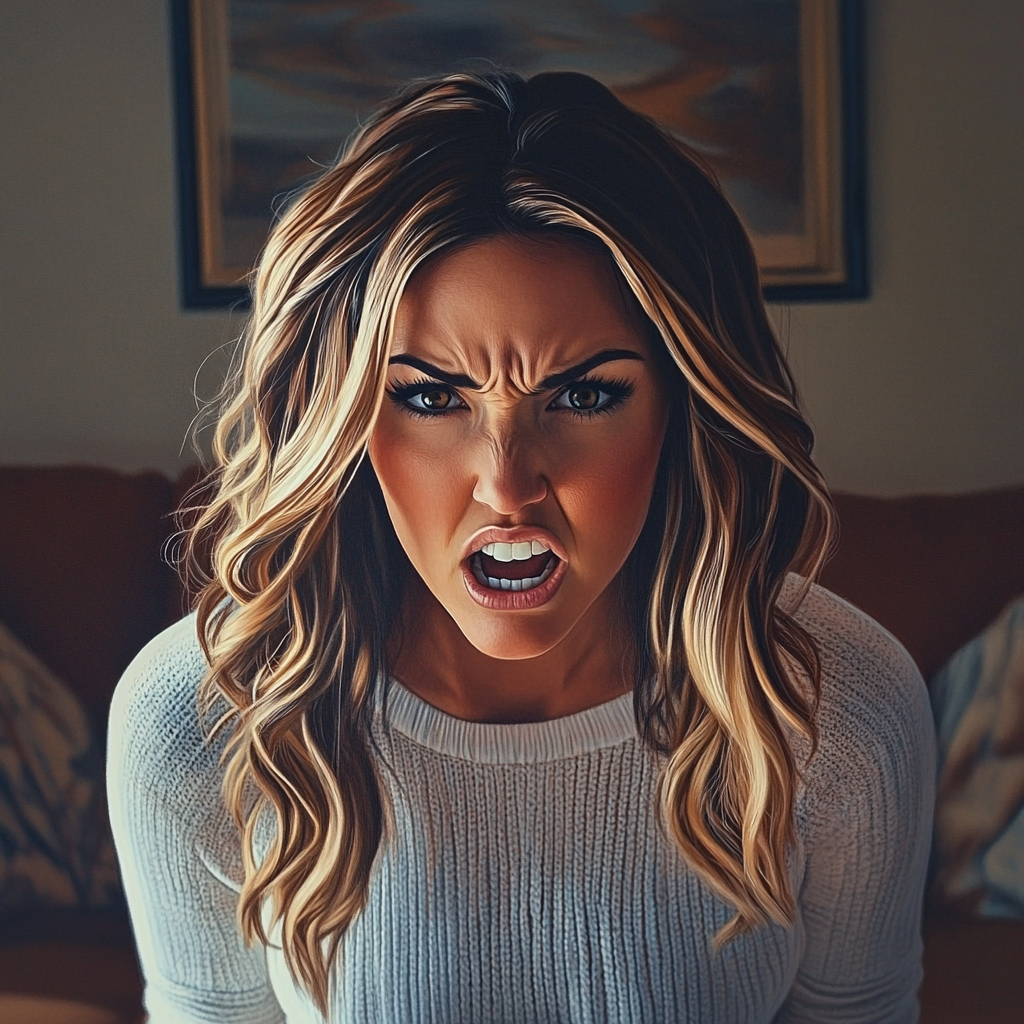 Une femme en colère | Source : Midjourney