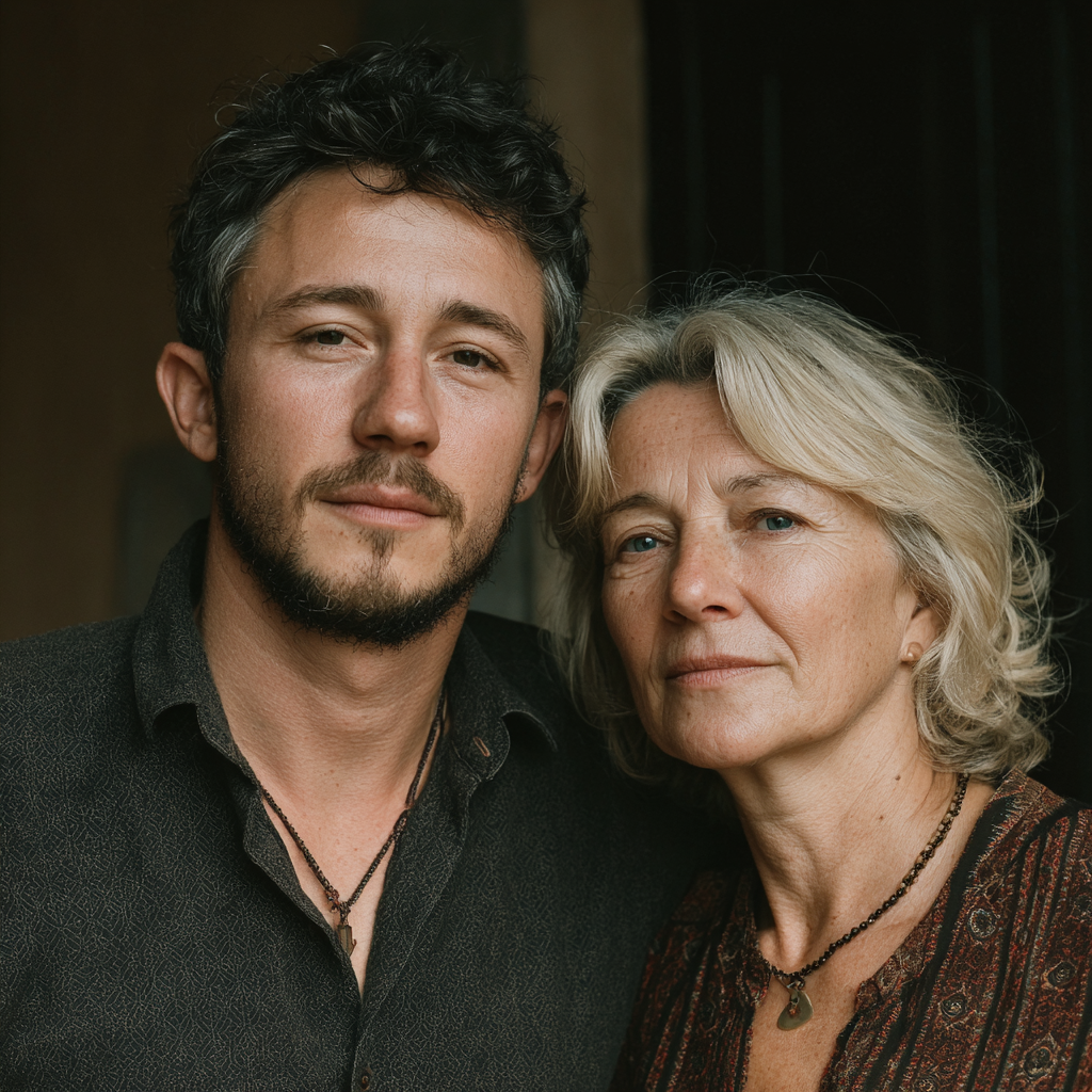 Une mère et son fils | Source : Midjourney