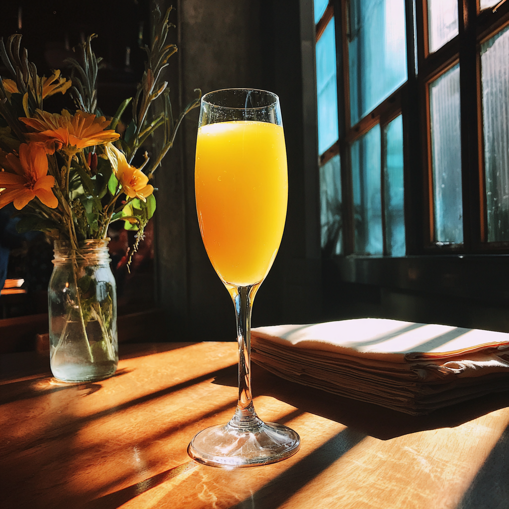 Un mimosa sur une table | Source : Midjourney