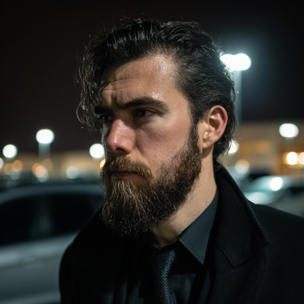 Un homme en colère se tenant à l'extérieur | Source : Midjourney