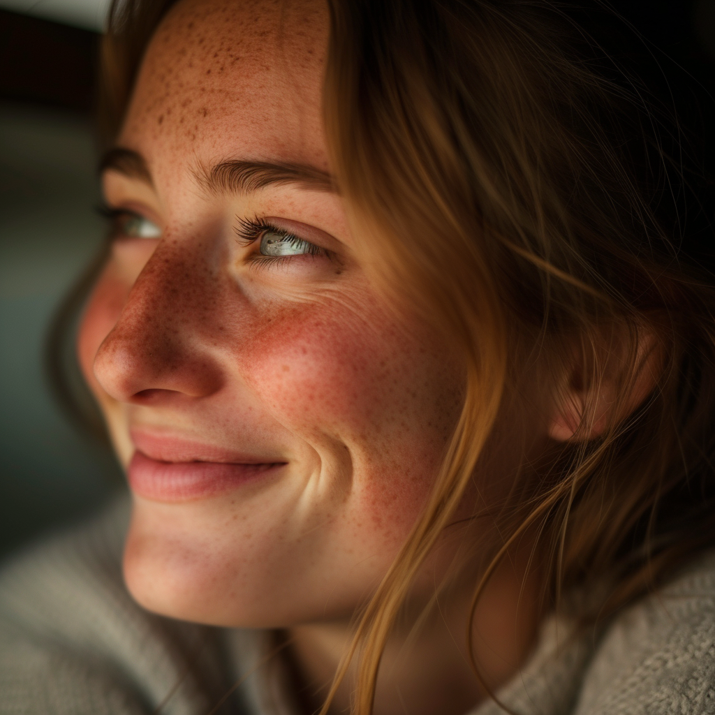 Een lachende vrouw | Bron: Midjourney