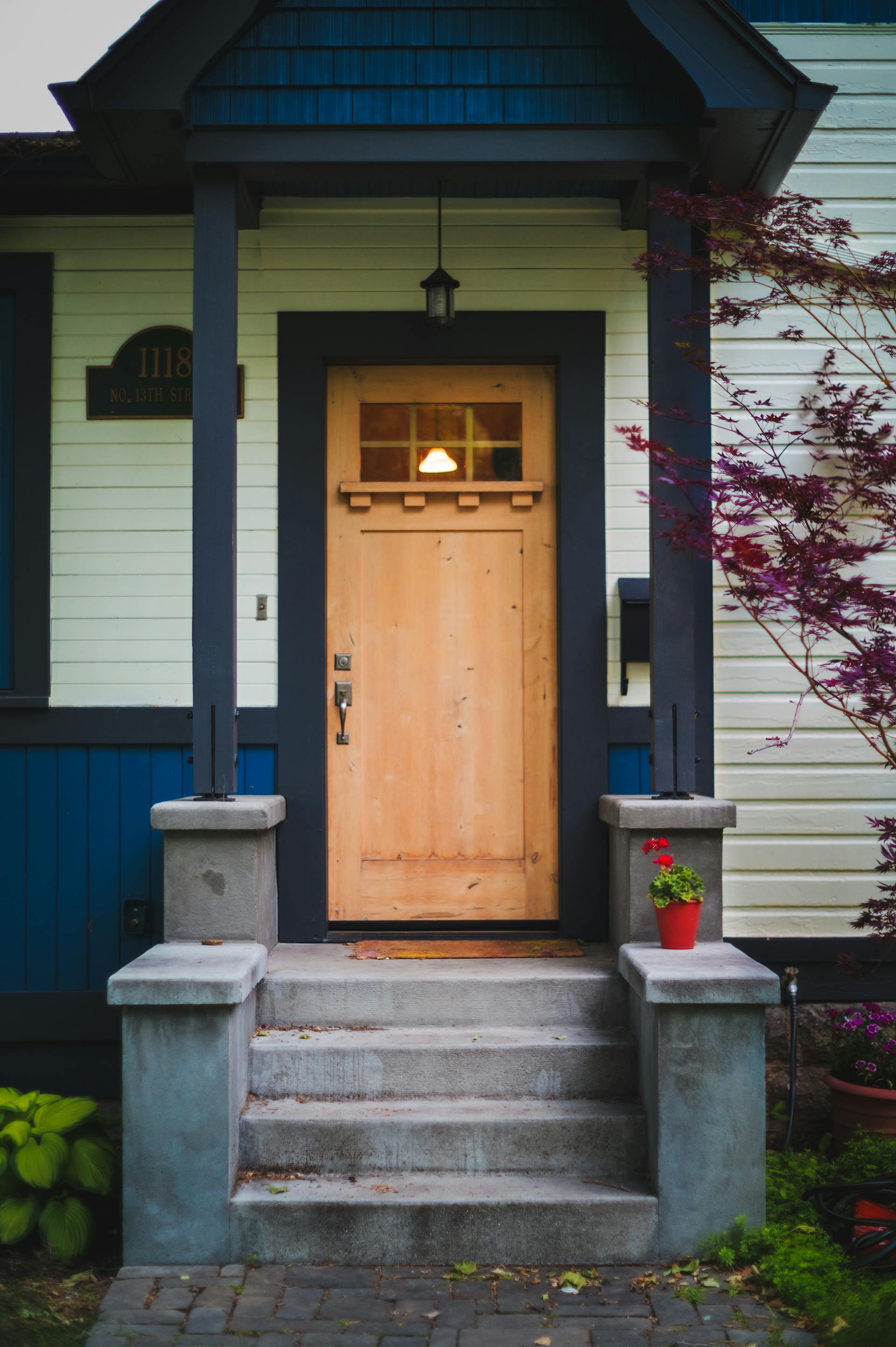 La porte d'entrée d'une maison | Source : Pexels