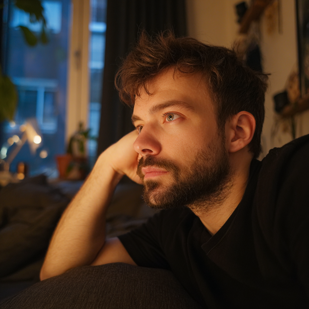 Un homme pensif | Source : Midjourney